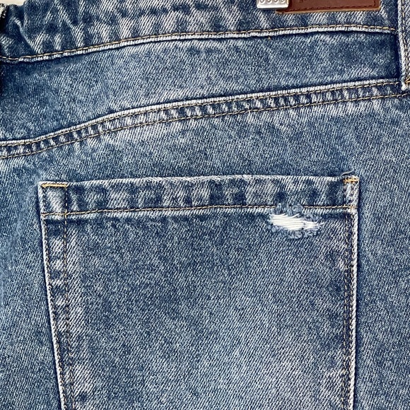 Blank NYC Jeans Siez 31 "The Howard" Mid Rise Ripped Knee Loose Fit - Picture 5 of 6